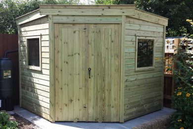 Corner Shed - Phoenix Garden Buildings